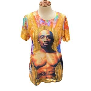 Tupac Amaru T-Shirt Awa Merch 2014 Men's size Large